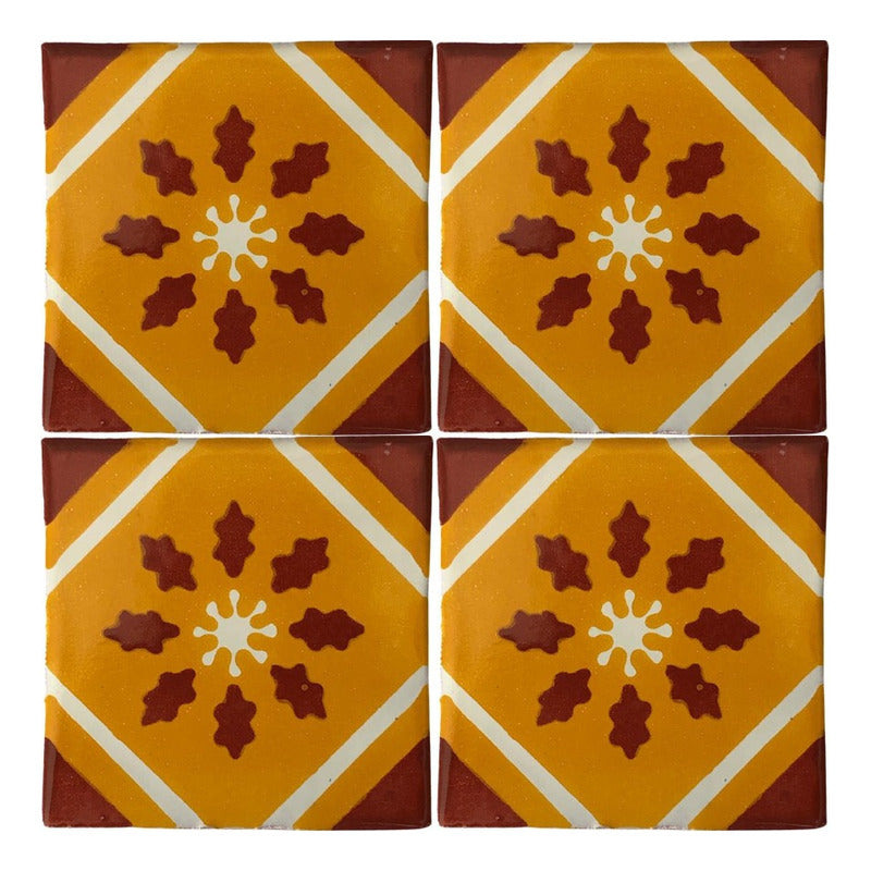 Azulejo Artesanal Tipo Talavera Liso 90pz #acls-81