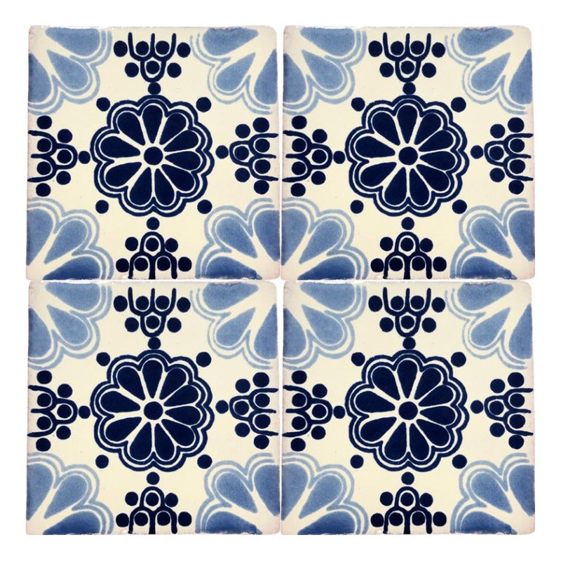 Azulejo Artesanal Talavera Liso 90pz #acls-97