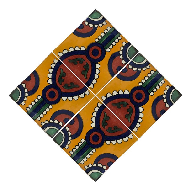 Azulejo Artesanal Talavera Liso 90pz #acln-23