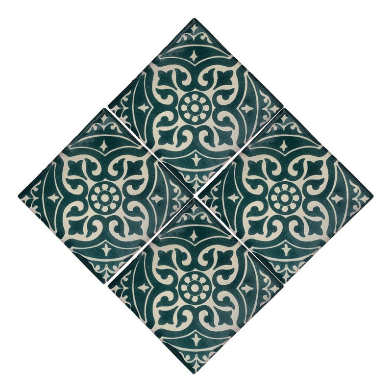 Azulejo Artesanal Talavera Liso 90pz #acls-38