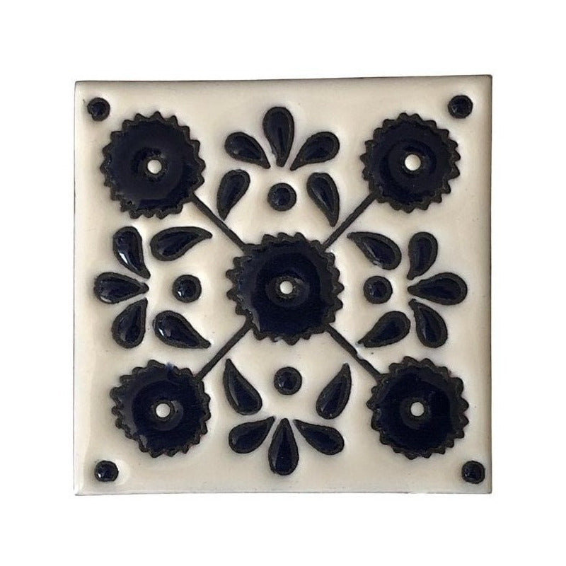 Azulejo Artesanal Tipo Talavera Relieve 90pz #acrs-30