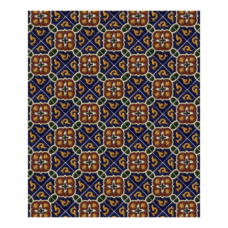 Azulejo Artesanal Talavera Relieve 90pz #acrs-34