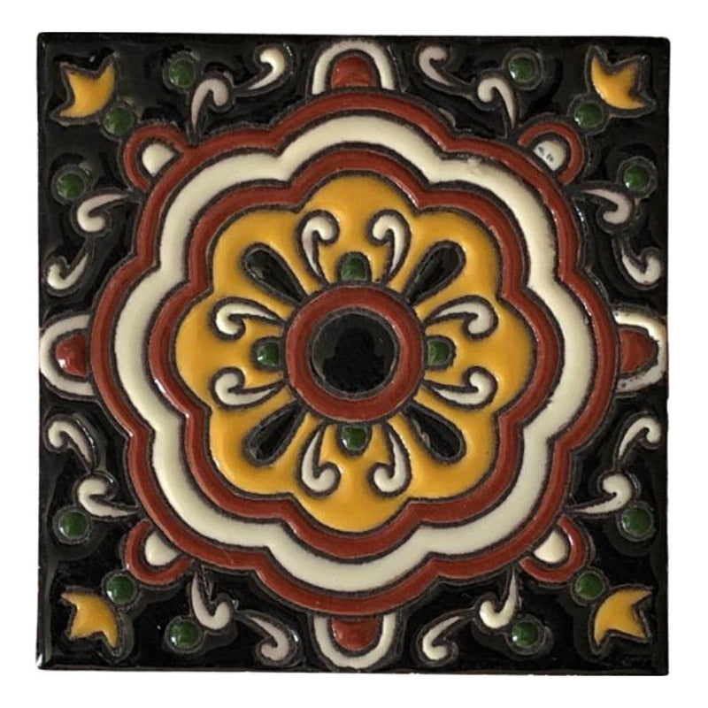 Azulejo Artesanal Talavera Relieve 90pz #acrs-24