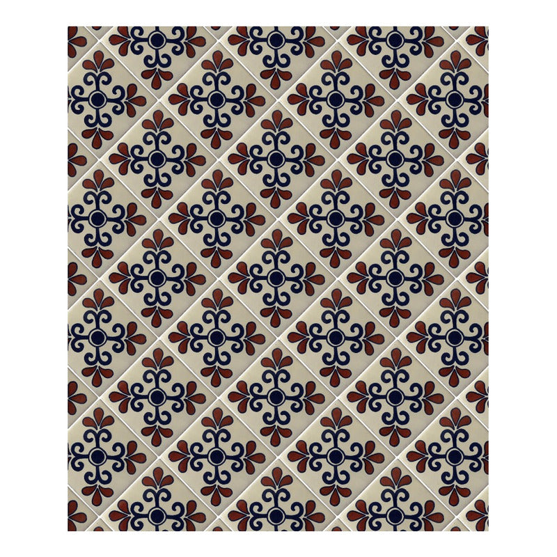 Azulejo Artesanal Tipo Talavera Liso 90pz #acls-80