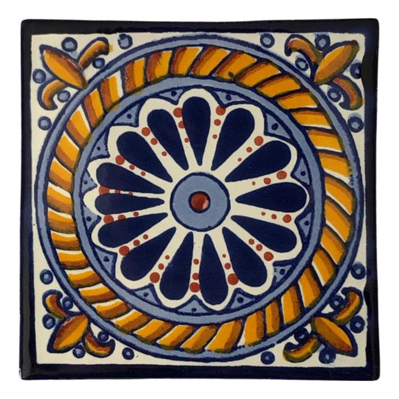 Azulejo Artesanal Talavera Liso 90pz #acln-32