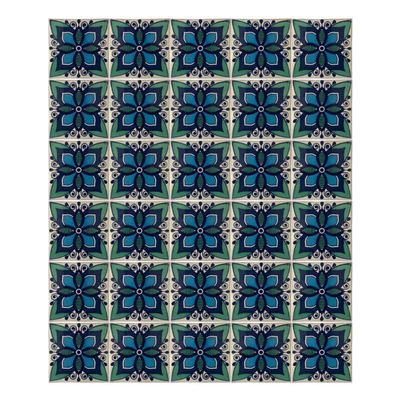 Azulejo Artesanal Talavera Liso 90pz #acln-31