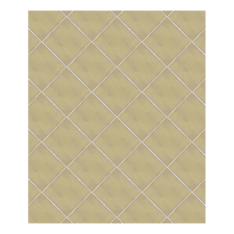 Azulejo 10.5cm Artesanal Tipo Talavera Liso 90pz Capuchino