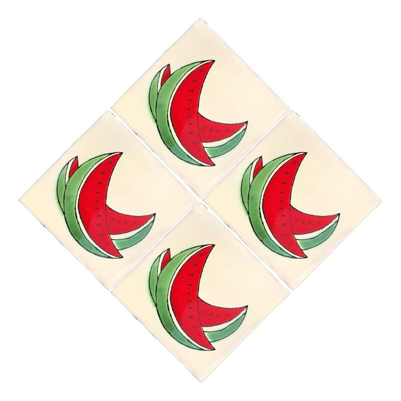 Azulejo Artesanal Tipo Talavera Liso 90pz #acln-11