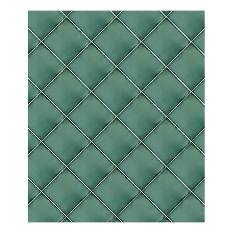 Azulejo Artesanal Talavera Liso 90pz Colores Verde Esmeralda