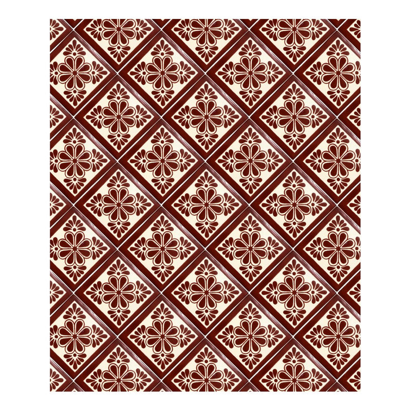 Azulejo Artesanal Talavera Liso 90pz #acls-74