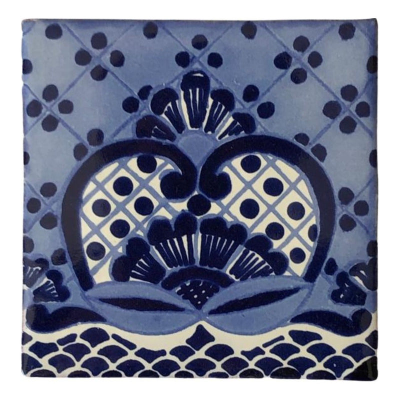 Azulejo Artesanal Talavera Liso 90pz #acln-27
