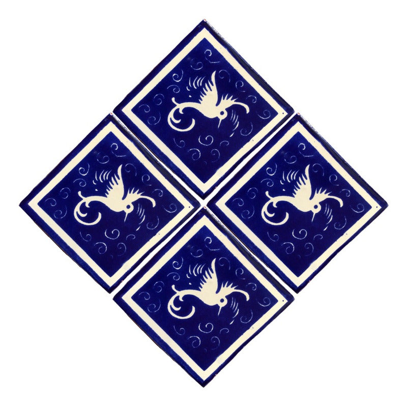 Azulejo Artesanal Talavera Liso 90pz #acls-122