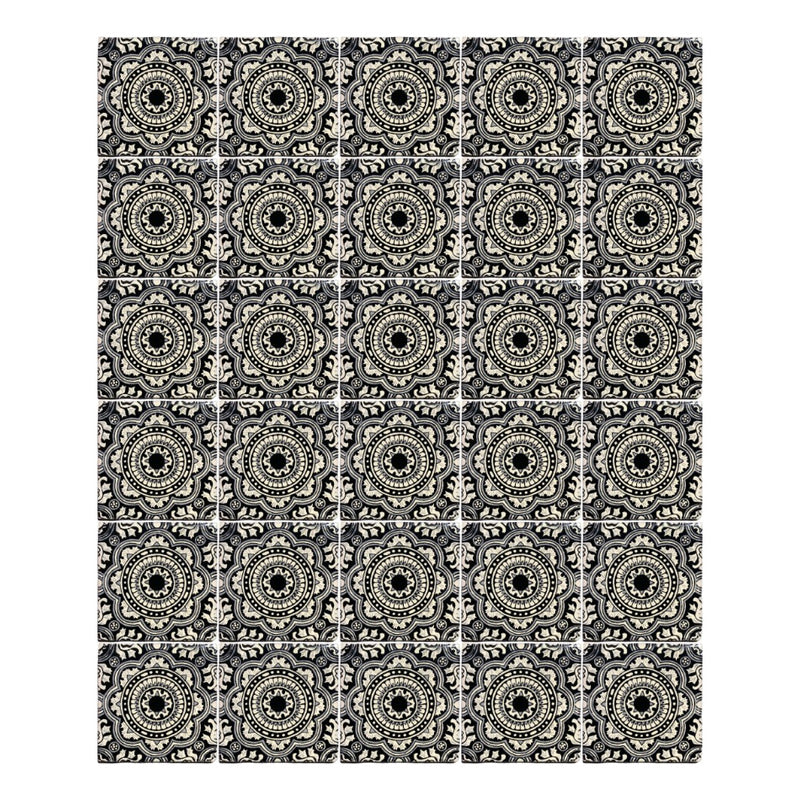 Azulejo 10.5cm Artesanal Tipo Talavera Liso 90pz #acls-119