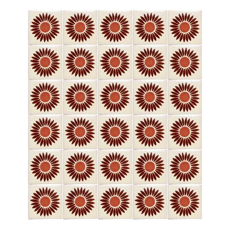 Azulejo Artesanal Talavera Liso 90pz #acls-95