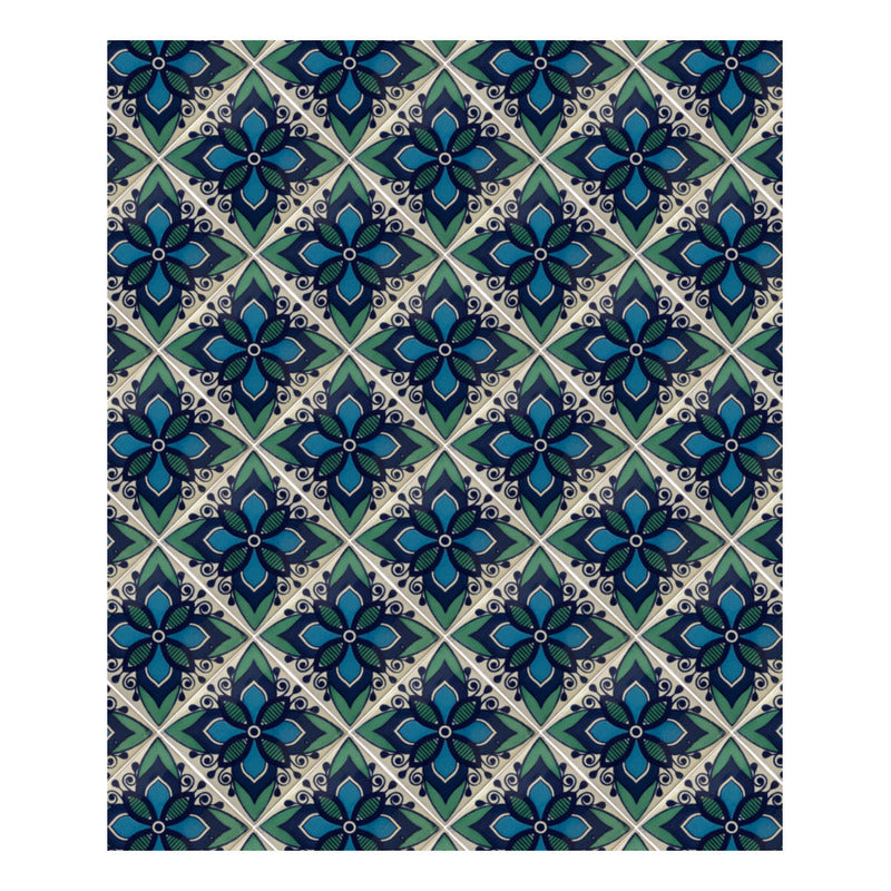Azulejo 10.5cm Artesanal Tipo Talavera Liso 90pz #acln-31