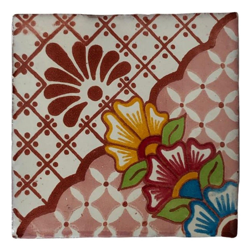 Azulejo Artesanal Talavera Liso 90pz #acln-34