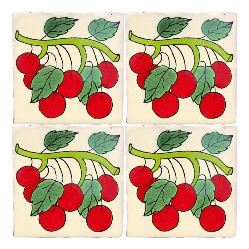 Azulejo 10.5cm Artesanal Tipo Talavera Liso 90pz #acln-01