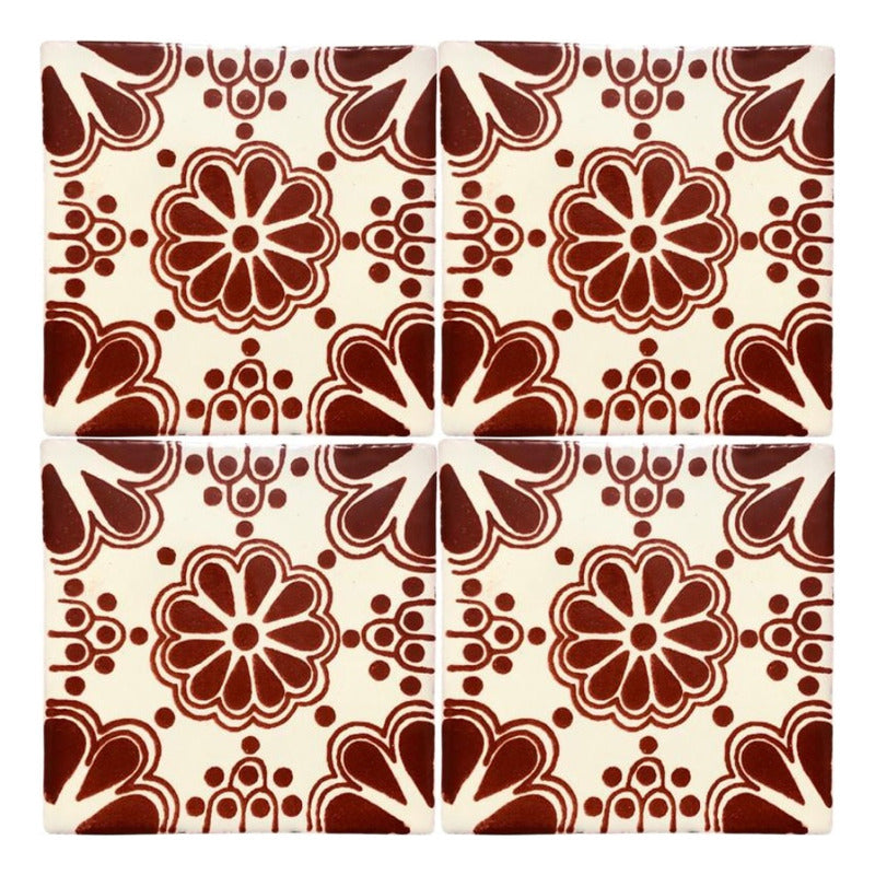 Azulejo Artesanal Tipo Talavera Liso 90pz #acls-79