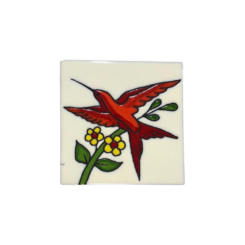 Azulejo 11cm Artesanal Tipo Talavera Relieve 50pz #acrn Acrn-16