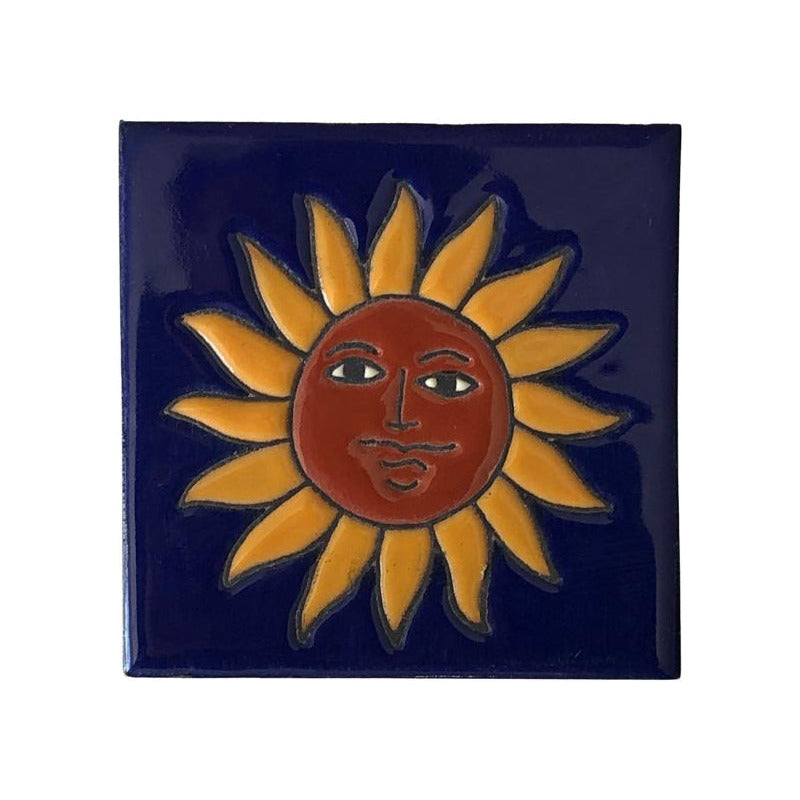 Azulejo 11cm Artesanal Tipo Talavera Relieve 70pz #acrn Acrn-25
