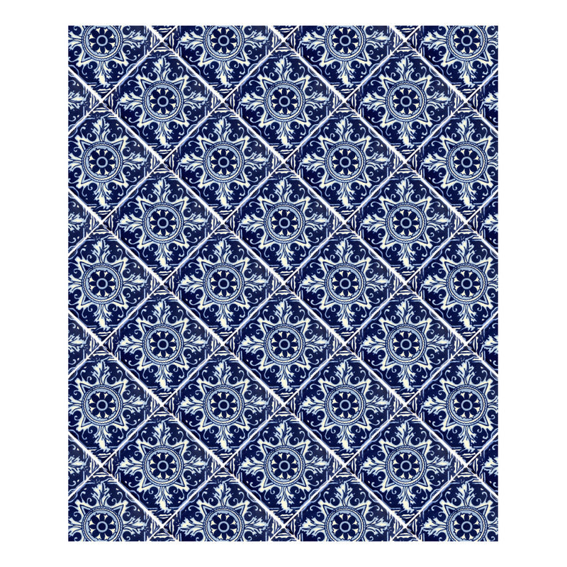 Azulejo 10.5cm Artesanal Tipo Talavera Liso 90pz #acls-84