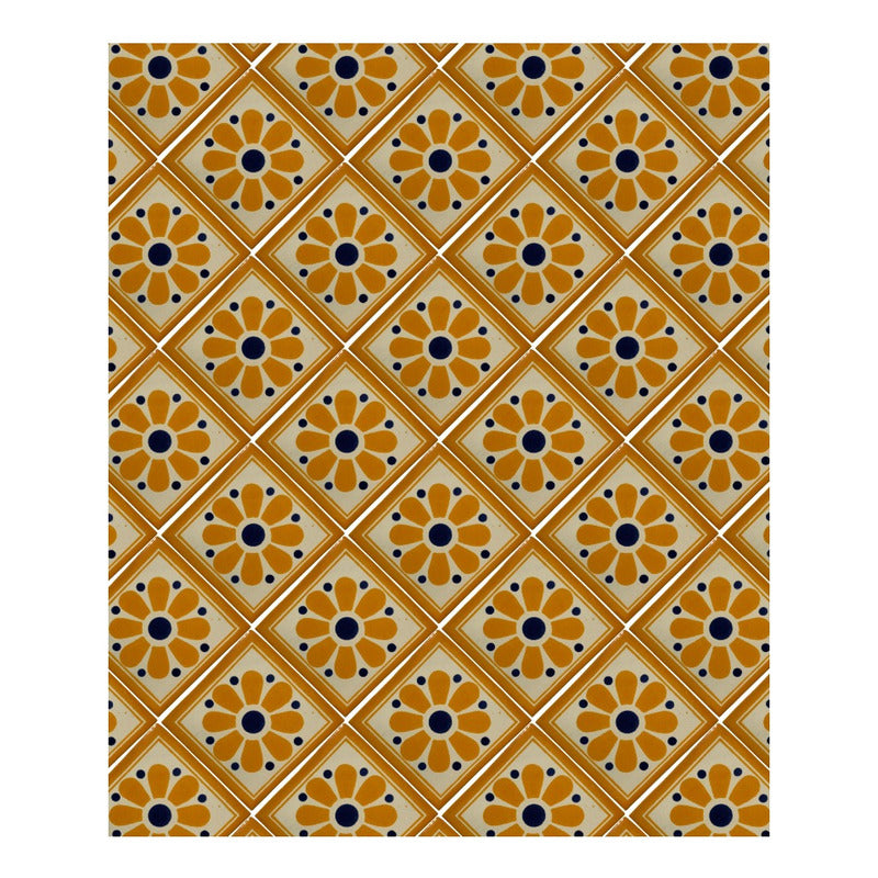 Azulejo Artesanal Talavera Liso 90pz #acls-82