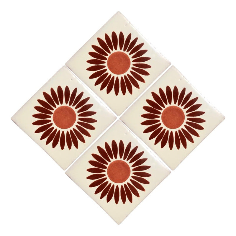 Azulejo Artesanal Tipo Talavera Liso 90pz #acls-95