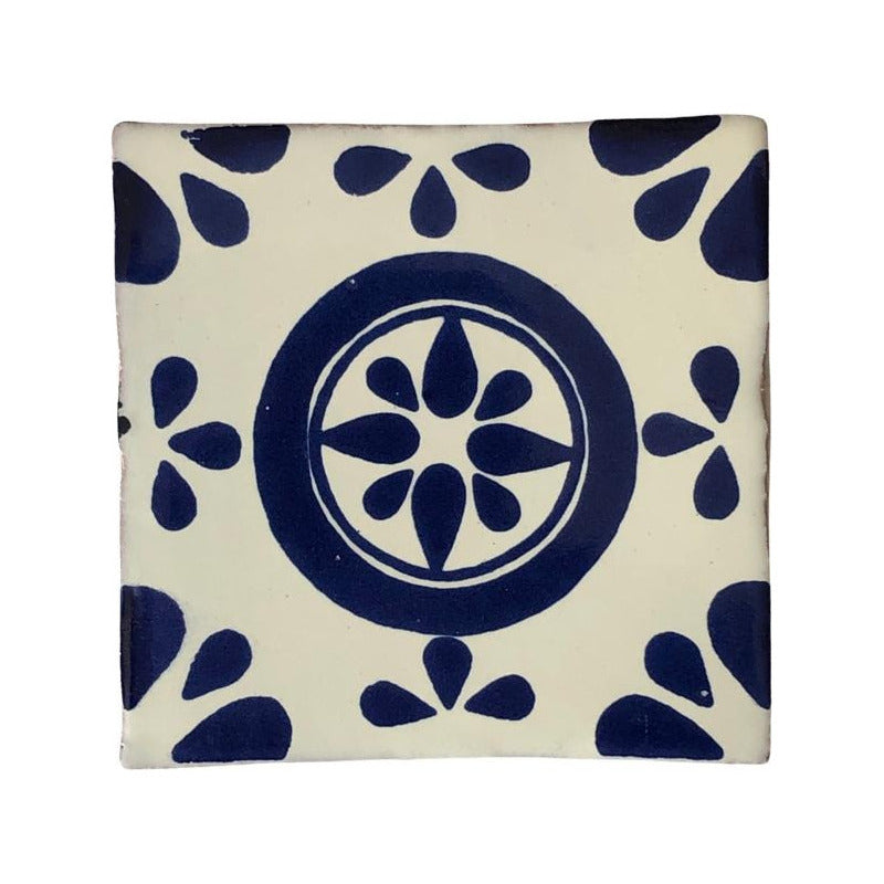 Azulejo 10.5cm Artesanal Talavera Liso 90pz #acls Acls-50