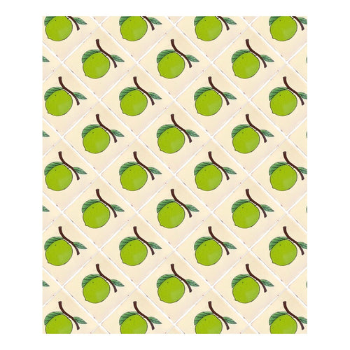 Azulejo 10.5cm Artesanal Talavera Liso 90pz #acln-04