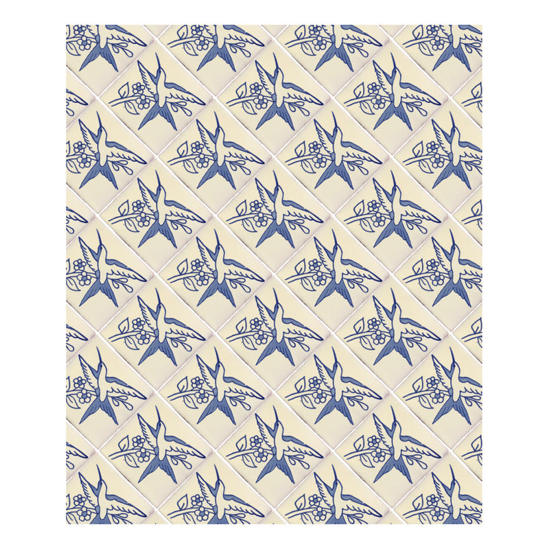 Azulejo 10.5cm Artesanal Talavera Liso 90pz #acls-125