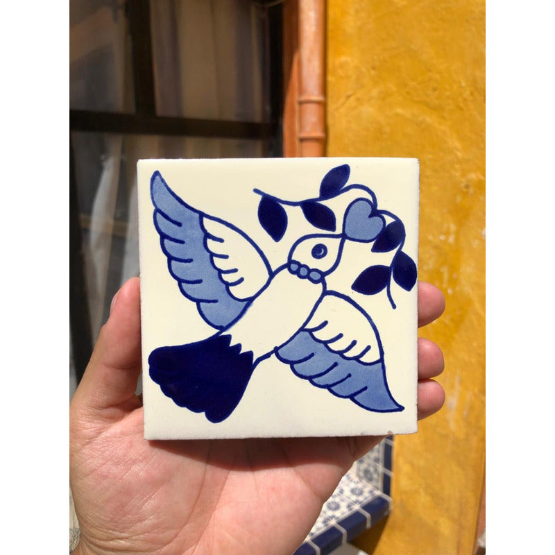 Azulejo Artesanal Tipo Talavera Liso 90pz #acls-139