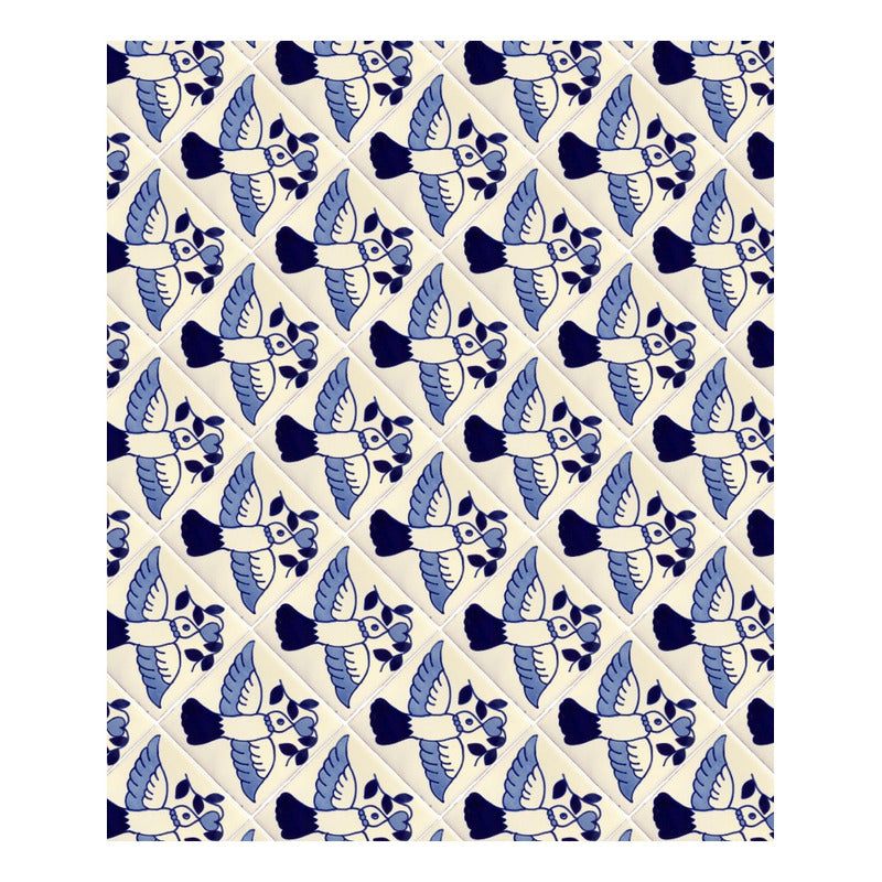 Azulejo Artesanal Talavera Liso 90pz #acls-139