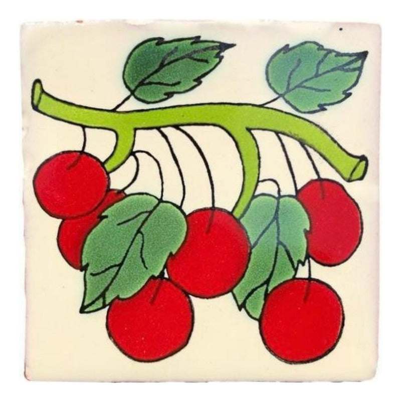 Azulejo 10.5cm Artesanal Talavera Liso 90pz #acln-01