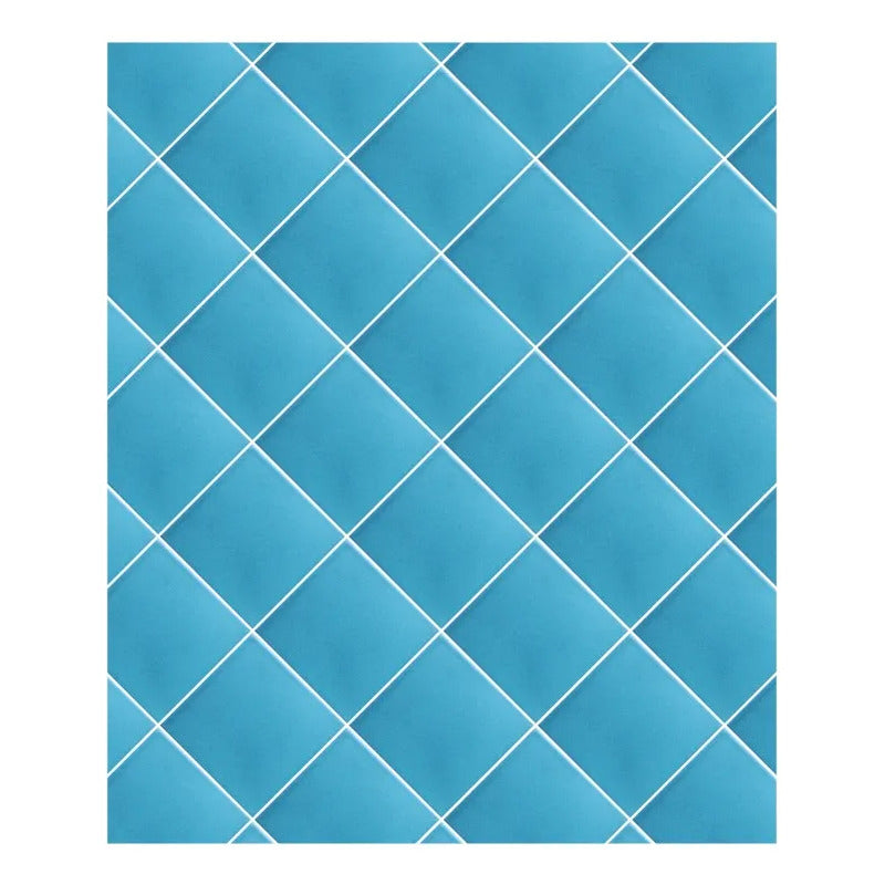 Azulejo Cerámico Para Cocina 10.5cm 1m2 Azul Colonial Mate Azul