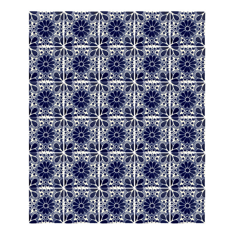 Azulejo Artesanal Tipo Talavera Liso 90pz #acls-56