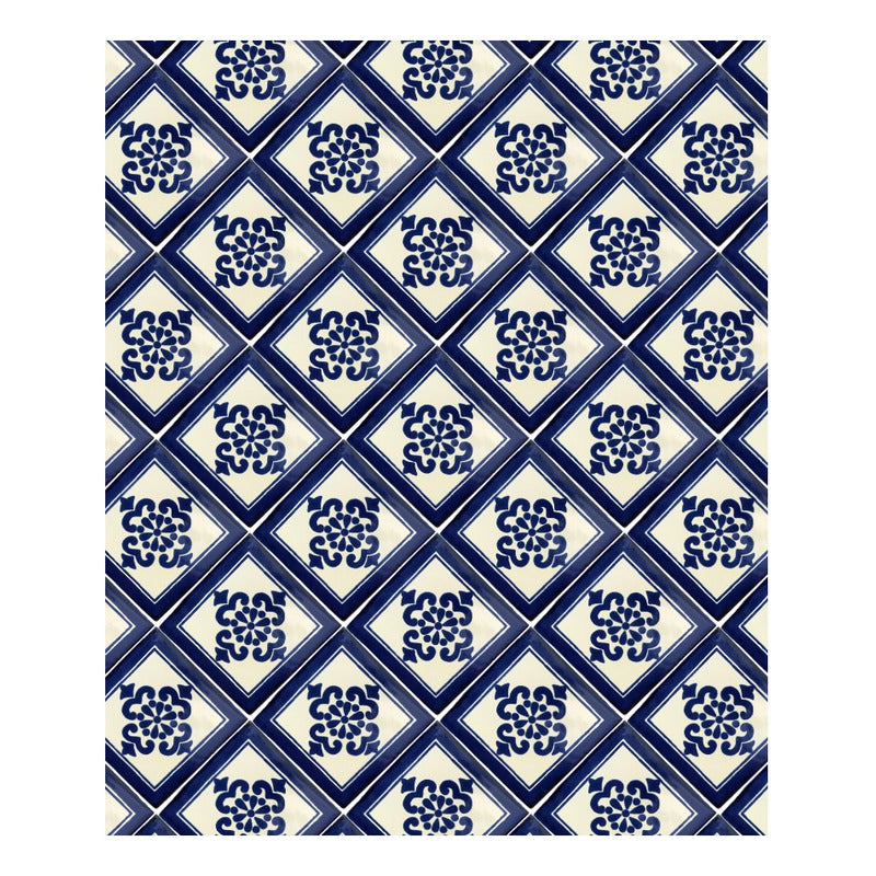 Azulejo Artesanal Tipo Talavera Liso 90pz #acls-61