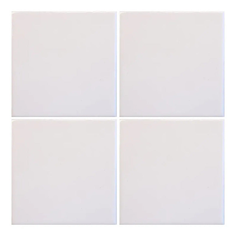 Azulejo Cerámico Para Baño 10.5cm 1m2 Blanco Imperial Blanco