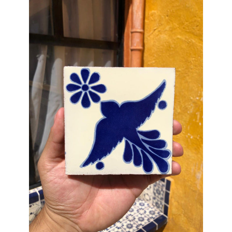 Azulejo Artesanal Tipo Talavera Liso 90pz #acls-133
