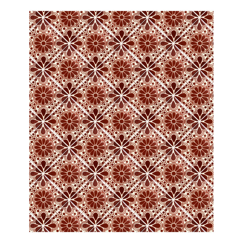 Azulejo 10.5cm Artesanal Talavera Liso 90pz #acls-76