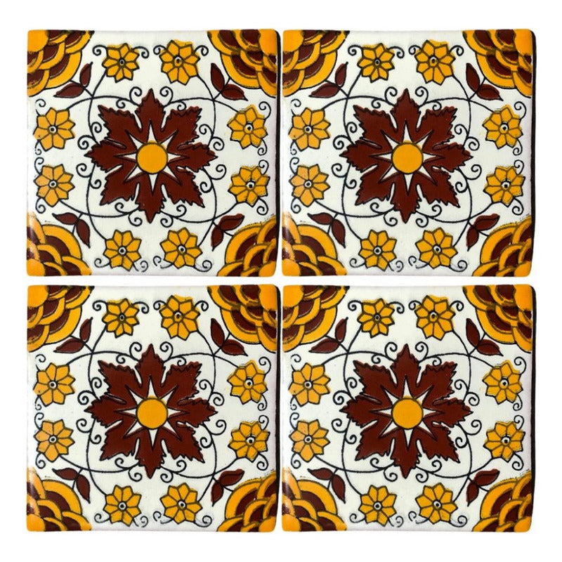 Azulejo Artesanal Talavera Liso 90pz #acln-56