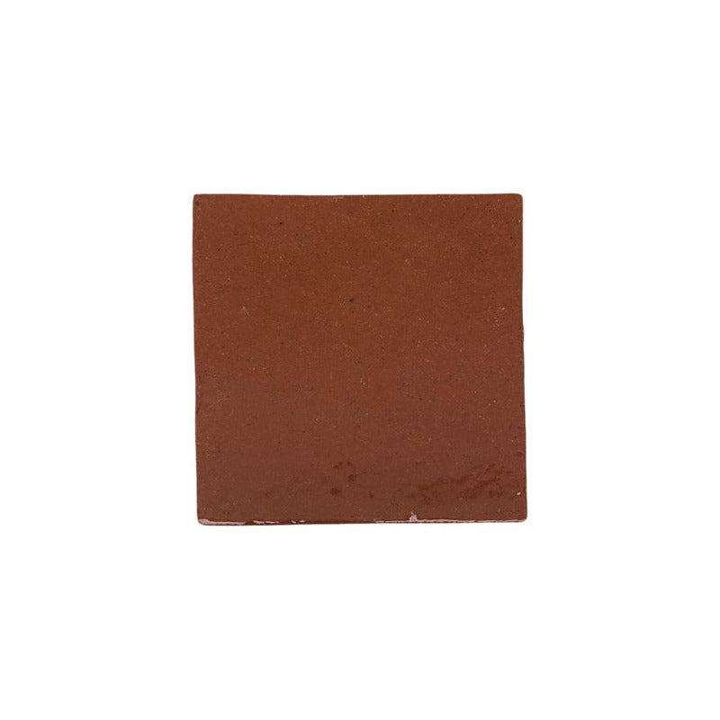 Azulejo 10.5cm Artesanal Tipo Talavera Liso 90pz Colores  Terracota