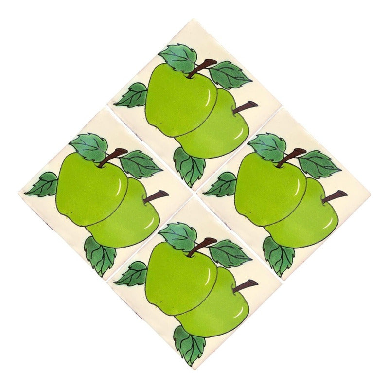 Azulejo Artesanal Tipo Talavera Liso 90pz #acln-07