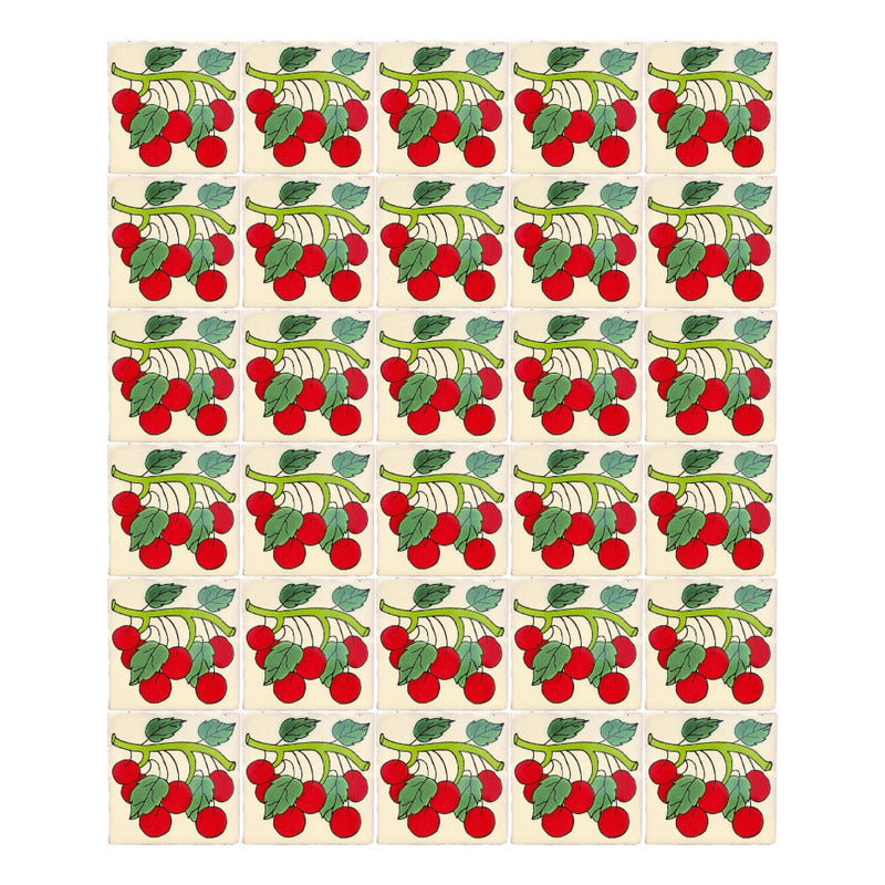 Azulejo 10.5cm Artesanal Tipo Talavera Liso 90pz #acln-01