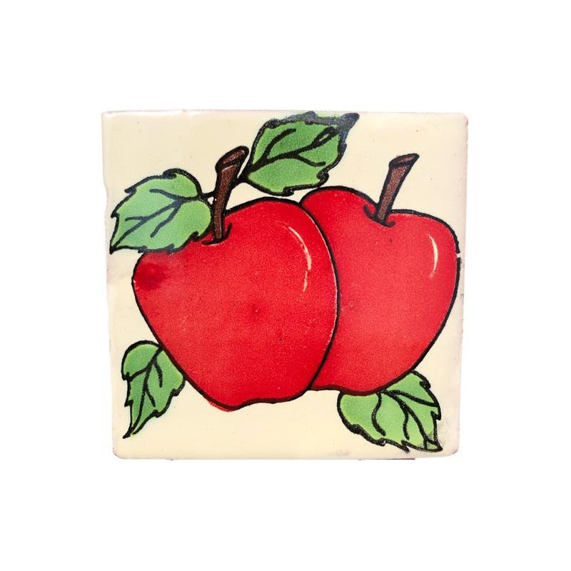 Azulejo 10.5cm Artesanal Tipo Talavera Liso 90pz #acln Acln-06