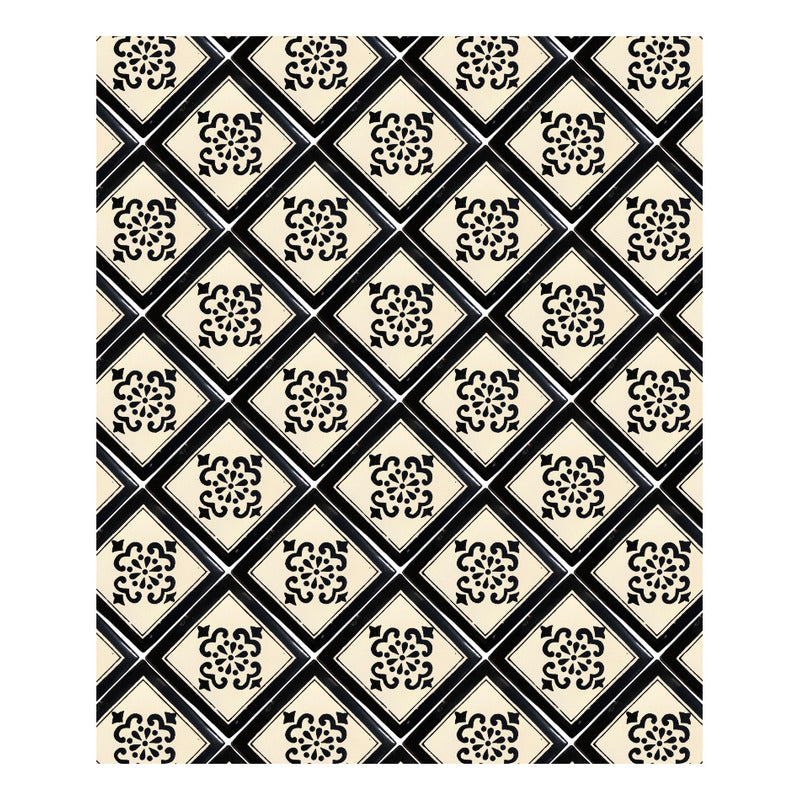 Azulejo 10.5cm Artesanal Tipo Talavera Liso 90pz #acls Acls-114