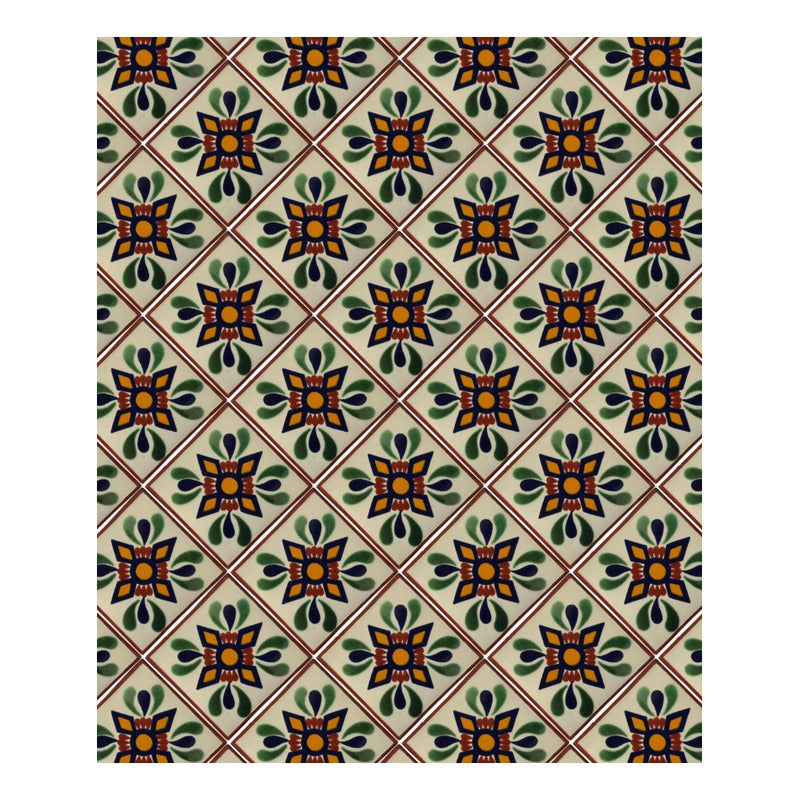 Azulejo Artesanal Talavera Liso 90pz #acln-20