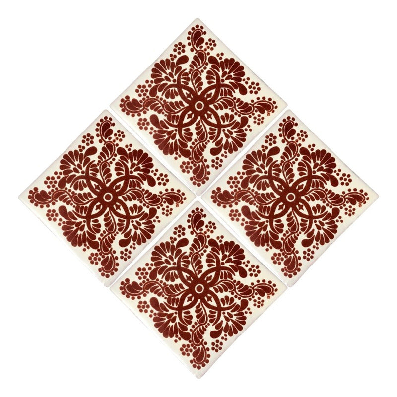 Azulejo Artesanal Tipo Talavera Liso 90pz #acls-75