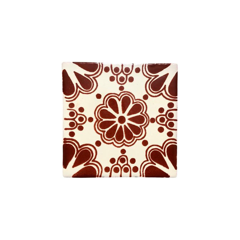 Azulejo 10.5cm Artesanal Talavera Liso 90pz #acls-79