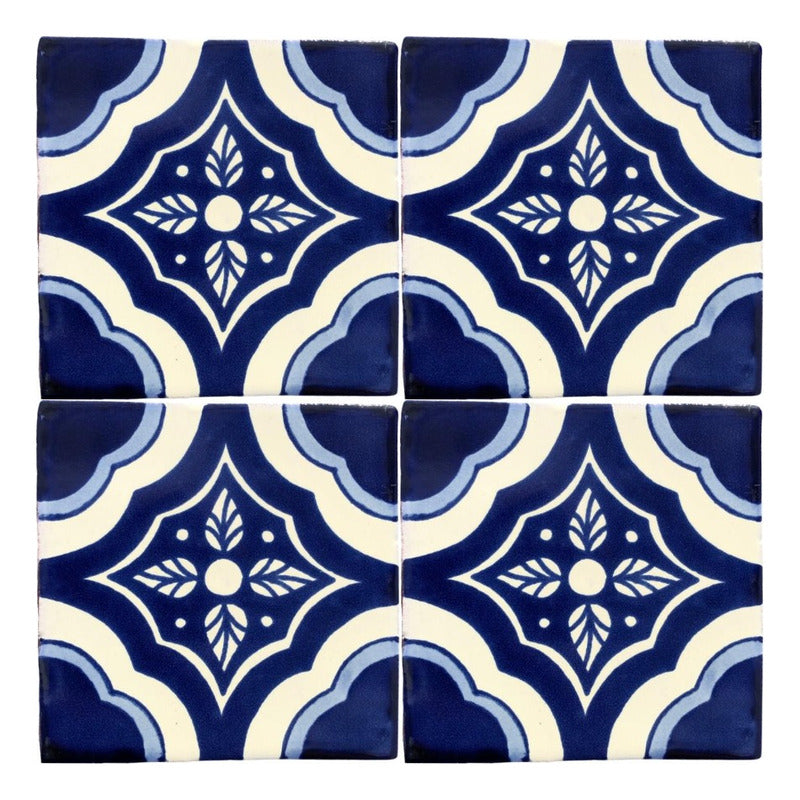Azulejo Artesanal Tipo Talavera Liso 90pz #acls-88
