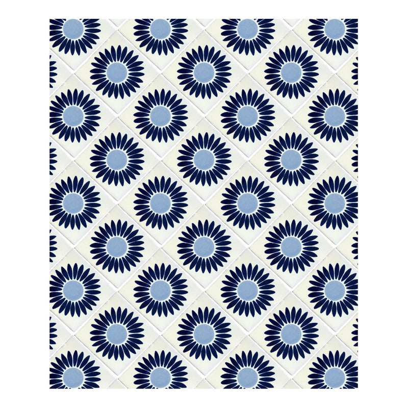 Azulejo Artesanal Tipo Talavera Liso 90pz #acls-87